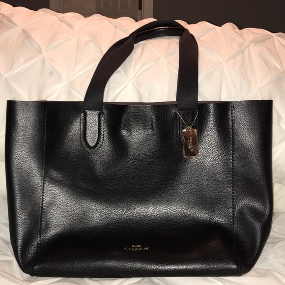 Coach Handbags - Coach Large Derby Tote - Black- EUC. F59818